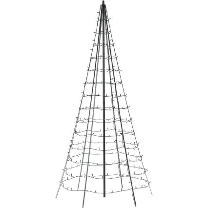 Twinkly - LED RGBW Pritemdoma lauko Kalėdinė eglutė LIGHT TREE 450xLED 3m IP44 Wi-Fi