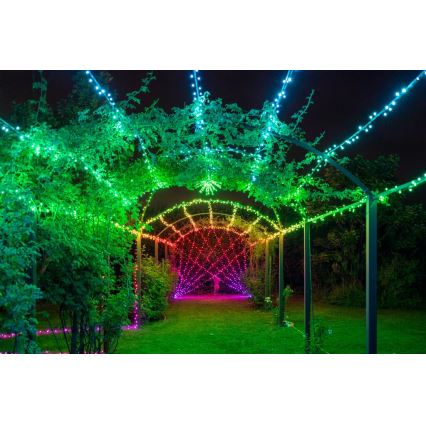 Twinkly - LED RGBW reguliuojama lauko girlianda STRINGS 250 LED 23,5 m IP44 Wi-Fi