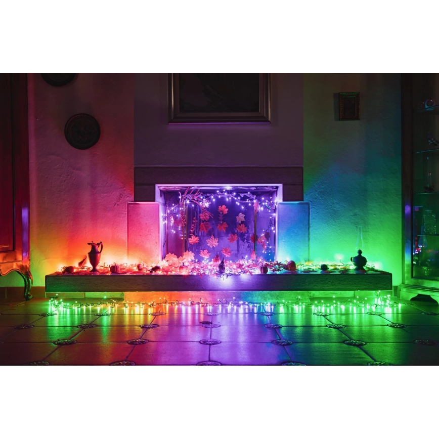 Twinkly - LED RGBW šviesos reguliavimas lauko Kelėdinė girlianda STRINGS 250xLED 23,5m IP44 Wi-Fi