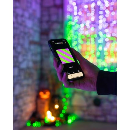 Twinkly - LED RGBW šviesos reguliavimas lauko Kelėdinė girlianda STRINGS 250xLED 23,5m IP44 Wi-Fi