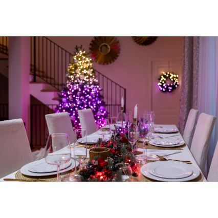 Twinkly - LED RGBW šviesos reguliavimas lauko Kelėdinė girlianda STRINGS 250xLED 23,5m IP44 Wi-Fi