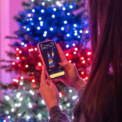 Twinkly - LED RGBW šviesos reguliavimas lauko Kelėdinė girlianda STRINGS 250xLED 23,5m IP44 Wi-Fi