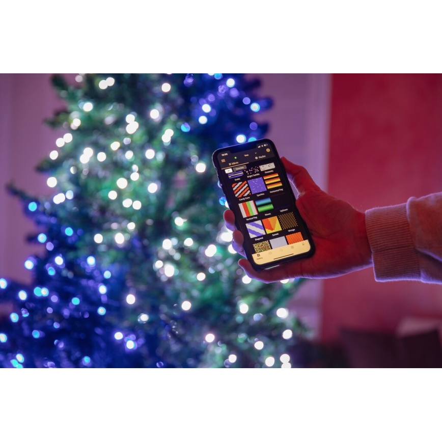 Twinkly - LED RGB šviesos reguliavimas lauko Kelėdinė girlianda STRINGS 250xLED 23,5m IP44 Wi-Fi