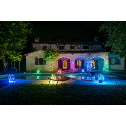 Twinkly - LED RGB šviesos reguliavimas lauko Kelėdinė girlianda STRINGS 250xLED 23,5m IP44 Wi-Fi