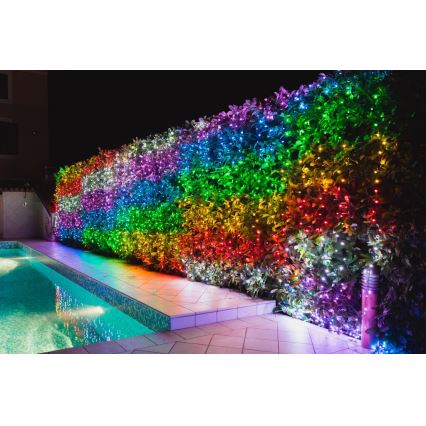 Twinkly - LED RGB šviesos reguliavimas lauko Kelėdinė girlianda STRINGS 250xLED 23,5m IP44 Wi-Fi