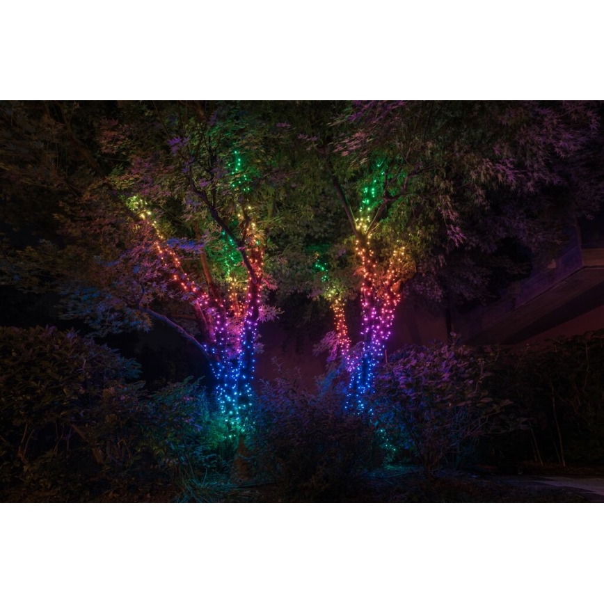 Twinkly - LED RGB šviesos reguliavimas lauko Kelėdinė girlianda STRINGS 250xLED 23,5m IP44 Wi-Fi