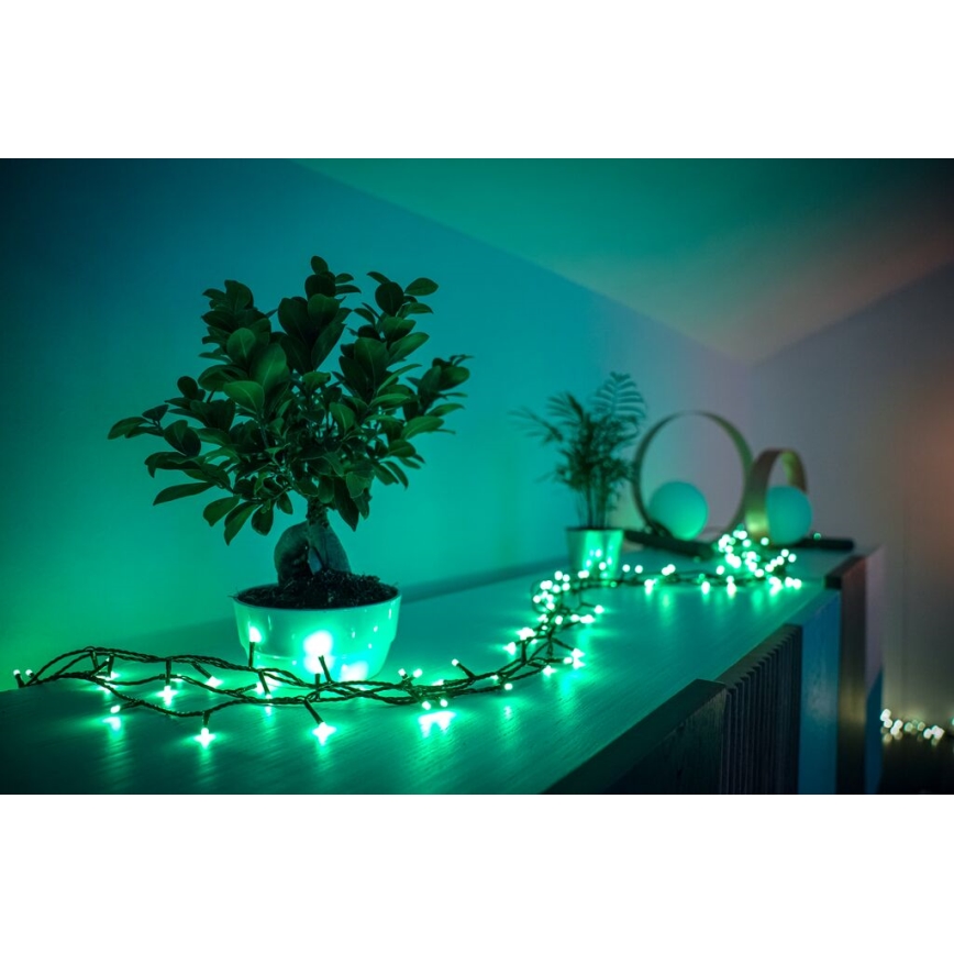 Twinkly - LED RGB šviesos reguliavimas lauko Kelėdinė girlianda STRINGS 250xLED 23,5m IP44 Wi-Fi