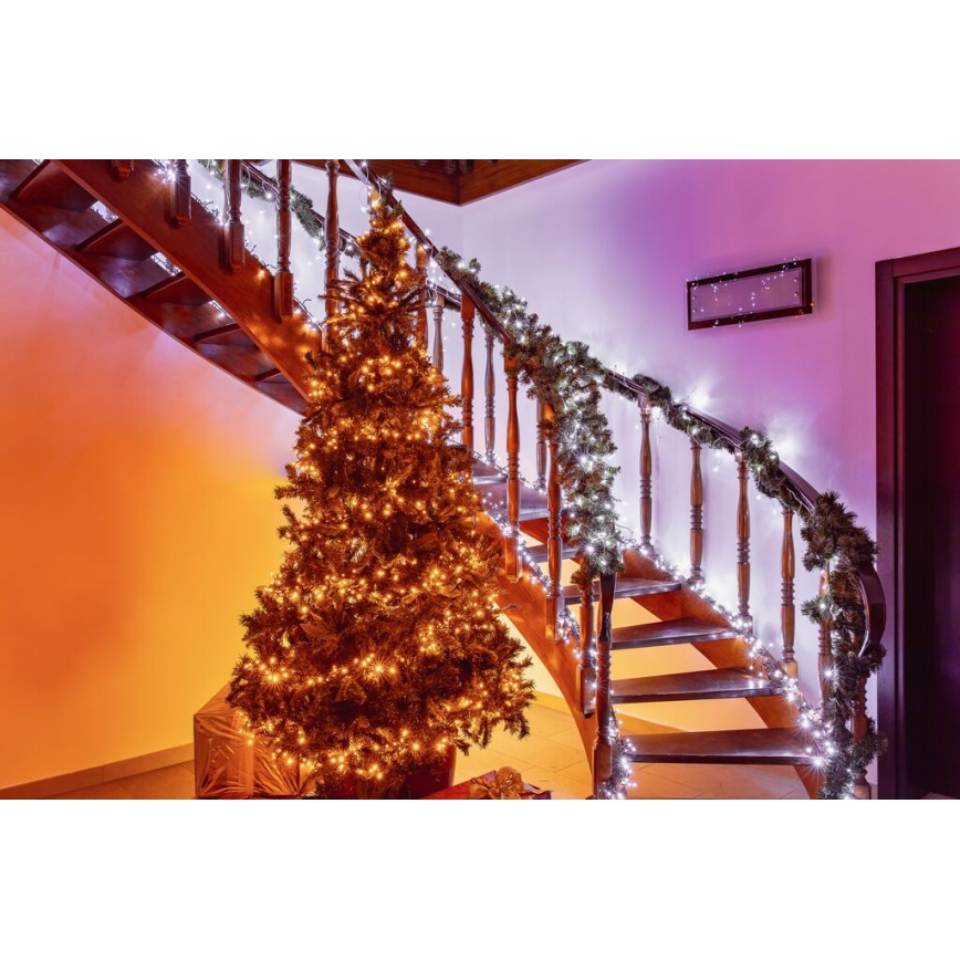 Twinkly - LED šviesos reguliavimas lauko Kelėdinė girlianda STRINGS 400xLED 35,5m IP44 Wi-Fi