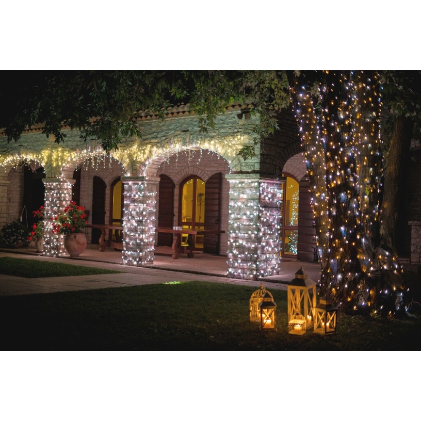 Twinkly - LED šviesos reguliavimas lauko Kelėdinė girlianda STRINGS 400xLED 35,5m IP44 Wi-Fi