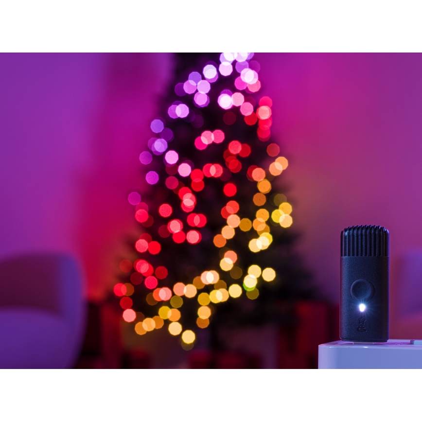 Twinkly – LED RGB Pritemdoma lauko Kalėdinė grandinė STRINGS 750xLED 63,5m IP44 Wi-Fi