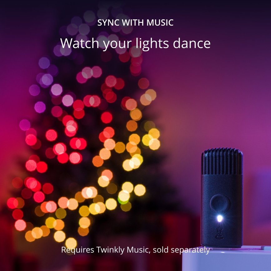 Twinkly – LED RGB Pritemdoma lauko Kalėdinė grandinė STRINGS 750xLED 63,5m IP44 Wi-Fi