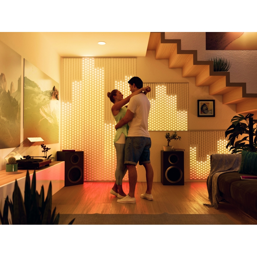 Twinkly - LED RGB Pritemdoma Kalėdinė užuolaida 480xLED 1x1 m Wi-Fi