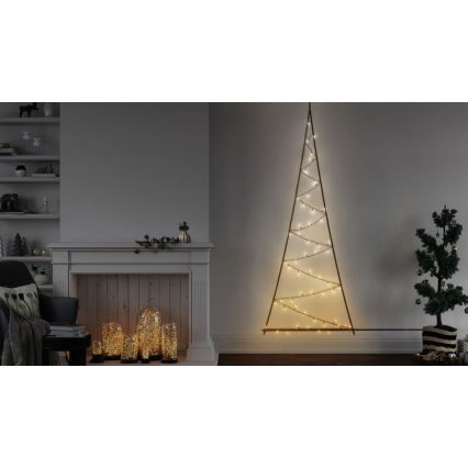 Twinkly - LED RGBW Pritemdoma lauko Kalėdinė eglutė LIGHT TREE 70xLED IP44 Wi-Fi