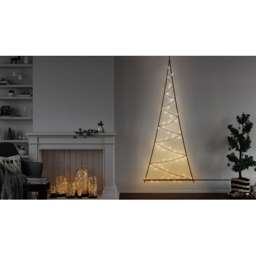 Twinkly - LED RGBW Pritemdoma lauko Kalėdinė eglutė LIGHT TREE 70xLED IP44 Wi-Fi
