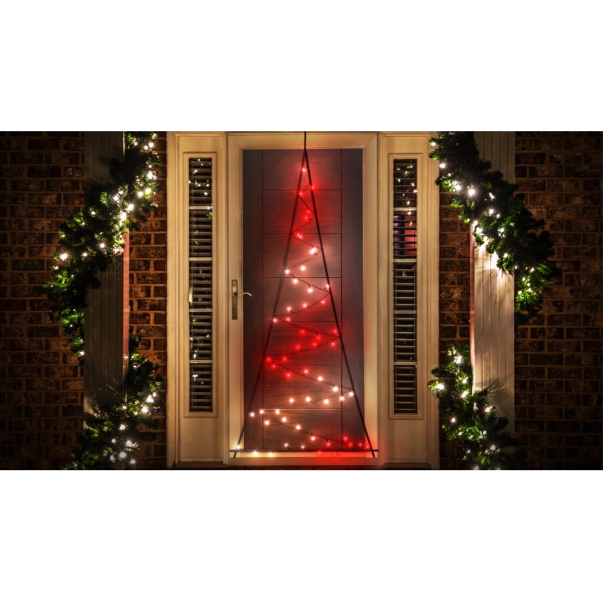 Twinkly - LED RGBW Pritemdoma lauko Kalėdinė eglutė LIGHT TREE 70xLED IP44 Wi-Fi