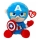 TY - Pliušinis žaislas SOFT CAPTAIN AMERICA Marvel 15 cm