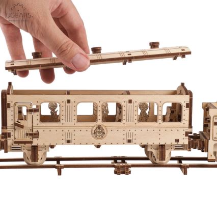 Ugears - 3D medinė mechaninė dėlionė Harry Potter Hogvartso ekspresas