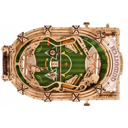 Ugears - 3D medinė mechaninė dėlionė Harry Potter Quidditch Pinball