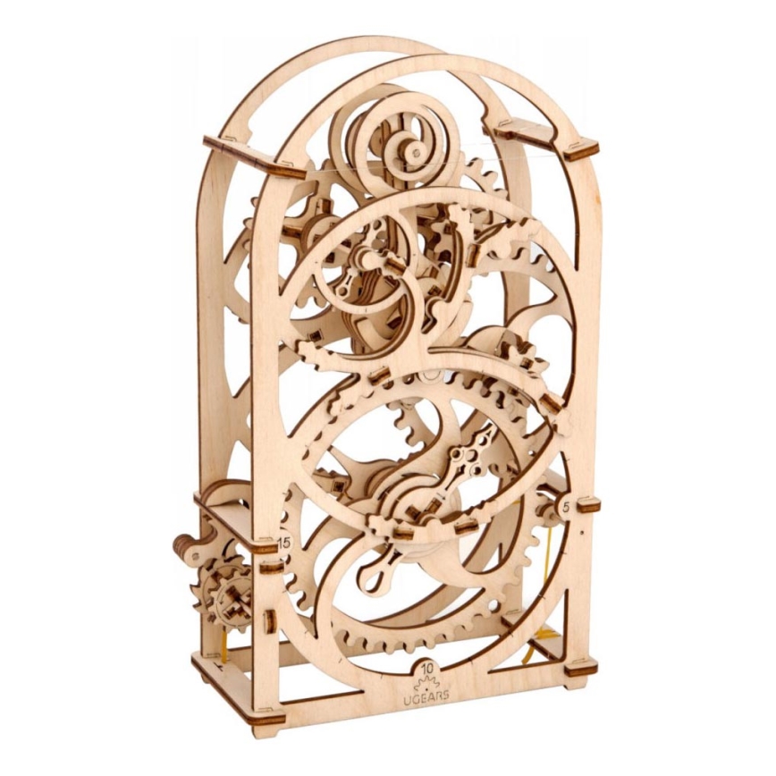 Ugears - 3D medinė mechaninė dėlionė Laikrodžio mechanizmas