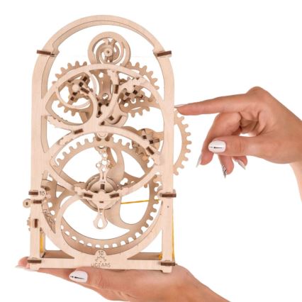 Ugears - 3D medinė mechaninė dėlionė Laikrodžio mechanizmas
