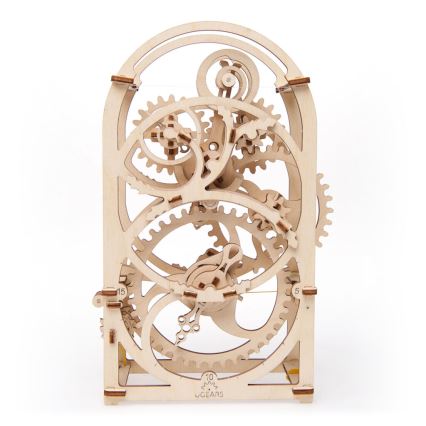 Ugears - 3D medinė mechaninė dėlionė Laikrodžio mechanizmas