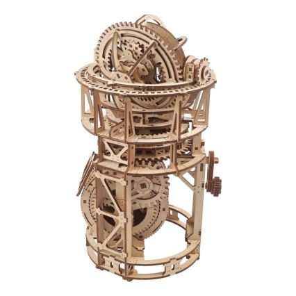 Ugears - 3D medinė mechaninė dėlionė Laikrodžio mechanizmas su turbiljonu