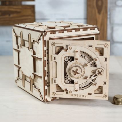 Ugears - 3D medinė mechaninė dėlionė Saugus