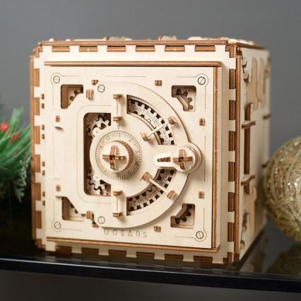 Ugears - 3D medinė mechaninė dėlionė Saugus