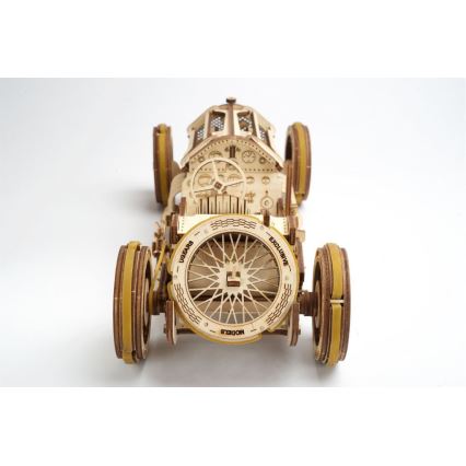 Ugears - 3D medinė mechaninė dėlionė U9 Automobilis Grand Prix