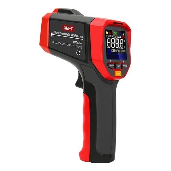 Uni-T - Infraraudonųjų spindulių bekontaktis termometras 1x9V 6LR61 1300°C