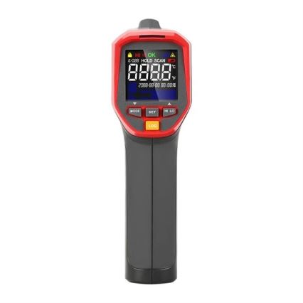 Uni-T - Infraraudonųjų spindulių bekontaktis termometras 1x9V 6LR61 1300°C