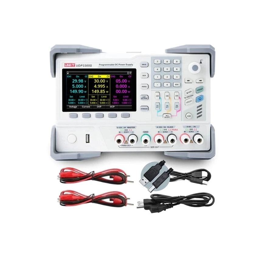 Uni-T UDP3305S-E - laboratorinis maitinimo šaltinis UDP3305S-E 0-30V/0-6A