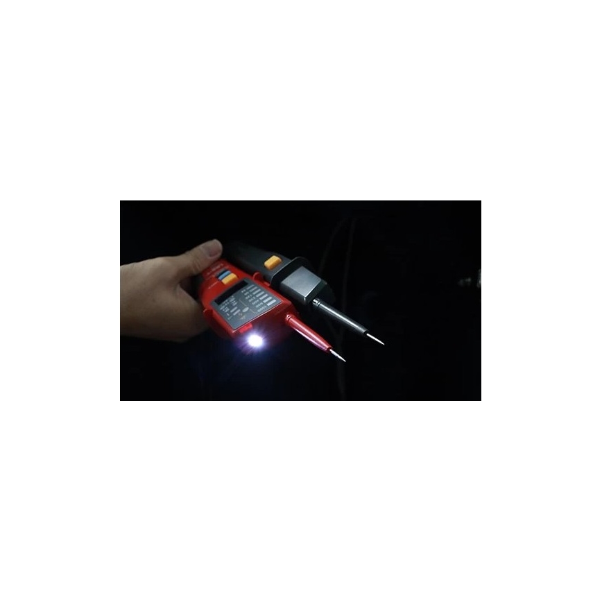 Uni-T UT18E – testeris, 2 × AAA, IP65
