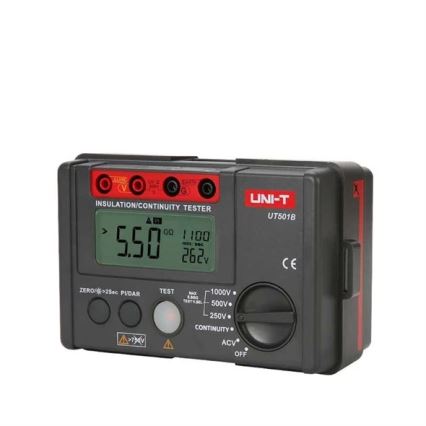 Uni-T UT501B - Izoliacijos varžos testeris 6xAA