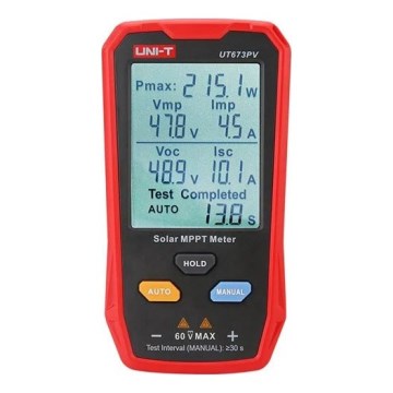 Uni-T UT673PV - MPPT saulės multimetras