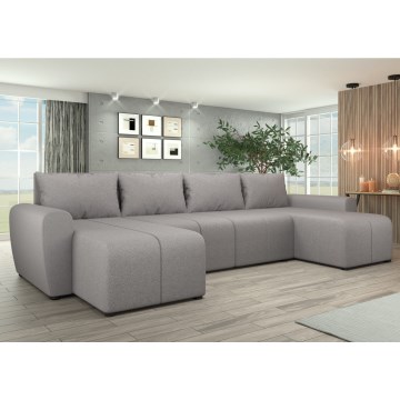 Universali pilnai išskleidžiama kampinė sofa NEWPORT pilka