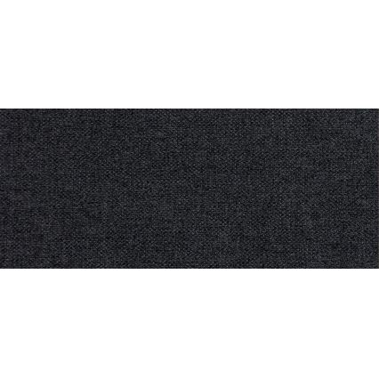 Universali U formos apmušta išskleidžiama kampinė sofa YORK, pilka/juoda