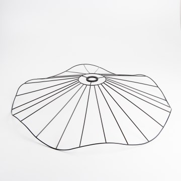 Universalus gaubtas CURITIBA, skersmuo 80 cm, juodas