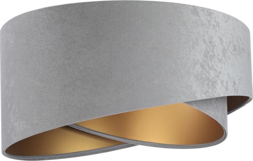 Universalus gaubtas GALAXY E27 skersmuo 45 cm pilka/auksinė