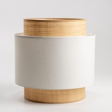 Universalus gaubtas KERIA skersmuo 30 cm smėlinė/balta