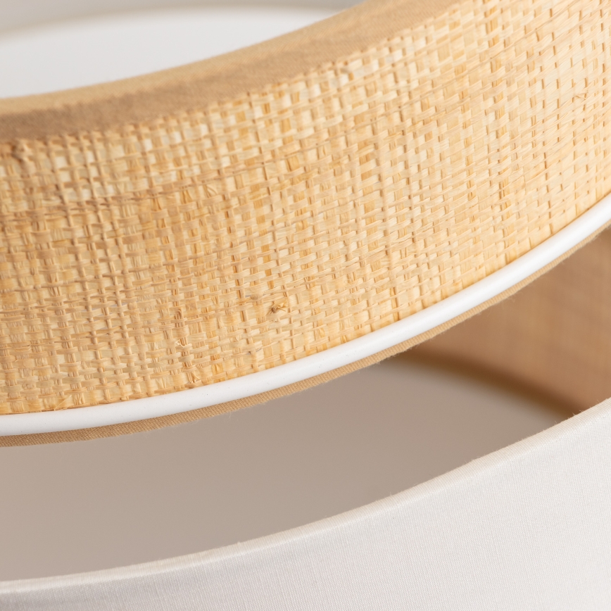 Universalus gaubtas KERIA, skersmuo 40 cm, smėlinė/balta
