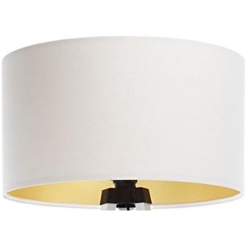 Universalus gaubtas STANDART E27 diametras 45 cm balta/auksas