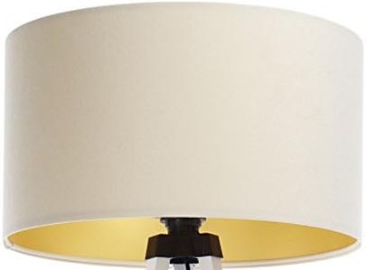 Universalus gaubtas STANDART E27 diametras 45 cm kreminė/auksas