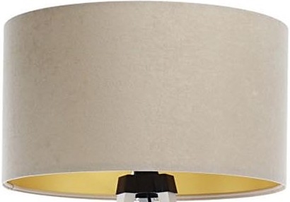 Universalus gaubtas STANDART E27 diametras 45 cm smėlio spalva/auksas