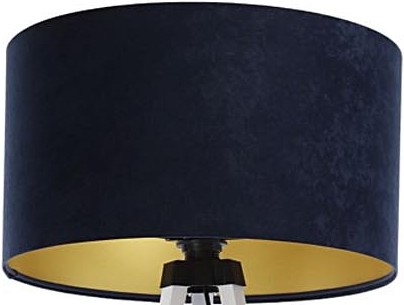 Universalus gaubtas STANDART E27 skersmuo 45 cm mėlyna/auksinė