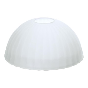 Universalus pakaitinis stiklas ROCCA E27, skersmuo 17 cm, baltas