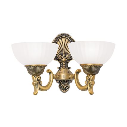 Universalus pakaitinis stiklas ROCCA E27, skersmuo 17 cm, baltas