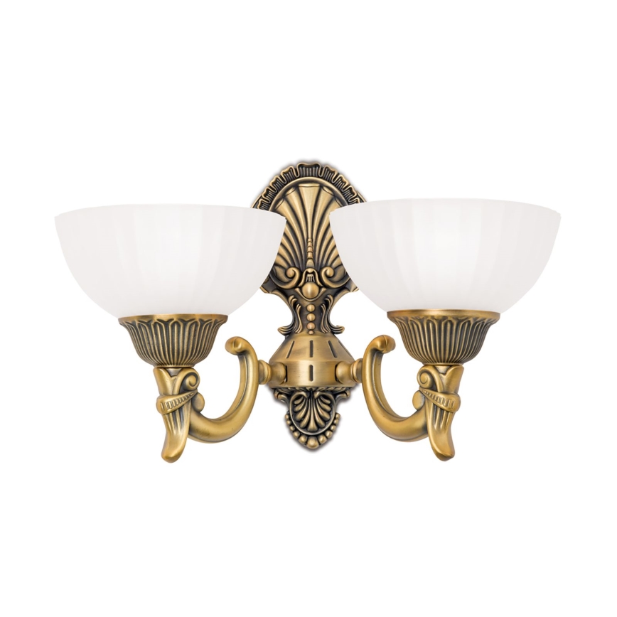 Universalus pakaitinis stiklas ROCCA E27, skersmuo 17 cm, baltas