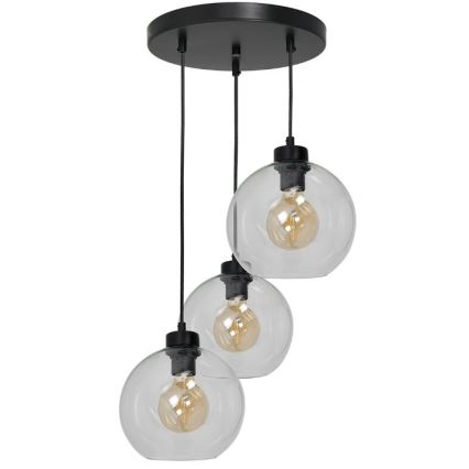 Universalus pakaitinis stiklas SOFIA E27, skersmuo 20 cm, skaidrus