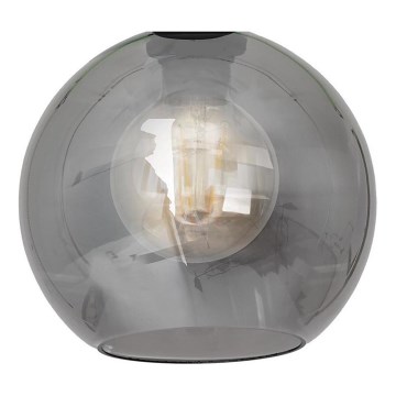 Universalus SOFIA E27 pakaitinis stiklas, skersmuo 20 cm, dūminė juoda